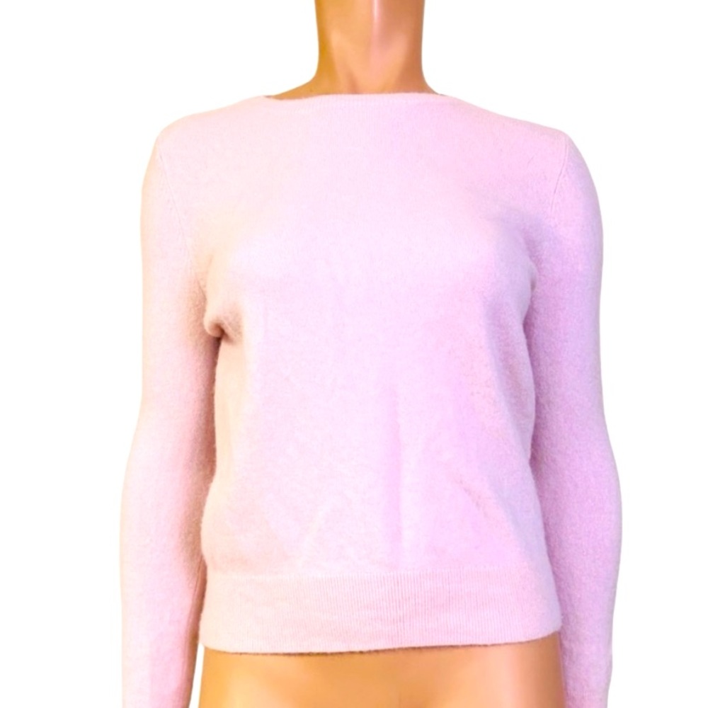Quince Mongolian Cashmere Crewneck Sweater - Minimal Pink